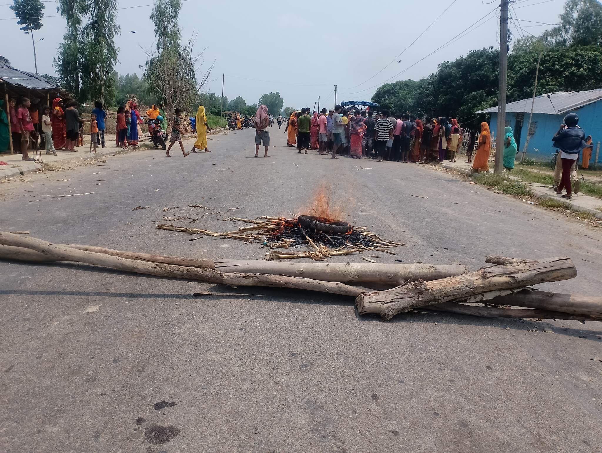 गाउँपालिकाका पूर्वअध्यक्षको भारतीय गाडीले मानिसको मृत्यु भएपछि सर्लाहीमा तनाव 